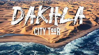 Dakhla Sahara Tour l Kitesurfing in Morocco and African Kiteboarding in 4K Drone Travel Video 🛶🏄 [upl. by Aneleasor]