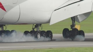 A380 wheels closeup [upl. by Kachine261]