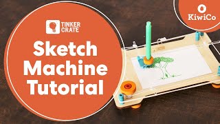 Build a Sketch Machine  Tinker Crate Project Instructions  KiwiCo [upl. by Ahsat671]