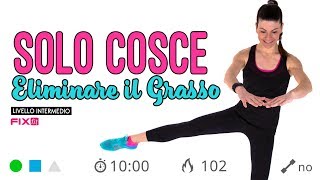 Snellire Le Cosce Esercizi Per Le Gambe Senza Salti [upl. by Orfinger790]