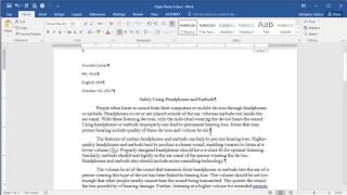 Microsoft Word 2016  Line and Paragraph Spacing [upl. by Gorrono658]