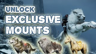 New World How to Unlock EXCLUSIVE Mounts [upl. by Del]