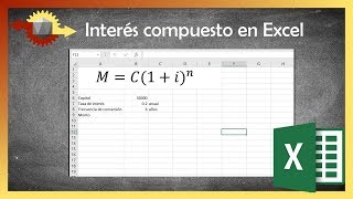 Matemáticas financieras  Interés compuesto en Excel [upl. by Eserahs]