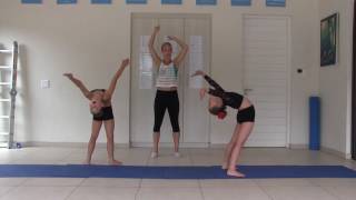 Beginner Acro Dance Year 1 Lesson 2 [upl. by Harwell]