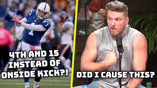 Pat McAfee Reacts To The NFLs New Rule To Replace Onside Kicks [upl. by Nichola]