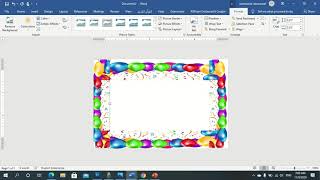 Creating your own birthday invitation card by Ms Word [upl. by Oiratnom]