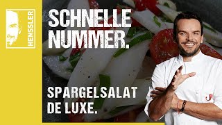 Schnelles Spargelsalat Deluxe Rezept von Steffen Henssler [upl. by Race133]