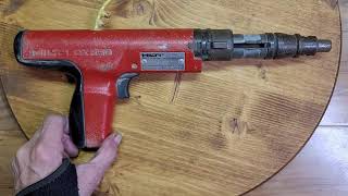 Hilti DX350 powder actuated tool [upl. by Mosira]