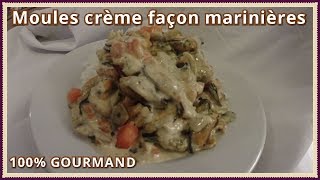 Moules à la crème façon marinière [upl. by Acsicnarf518]