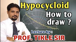 HOW TO DRAW HYPOCYCLOID IN ENGINEERING DRAWING AND GRAPHICS PART1 TIKLESACADEMYOFMATHS [upl. by Anerul]