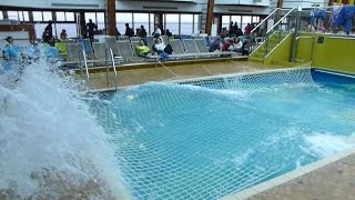 CRUISE SHIP IN STORM  KREUZFAHRTSCHIFF IM STURM [upl. by Newbold]