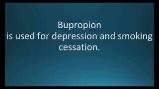 How to pronounce bupropion Wellbutrin Memorizing Pharmacology Flashcard [upl. by Scotti]