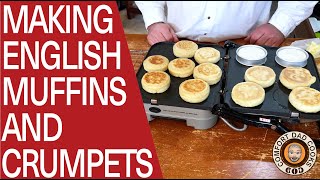 How to Make English Crumpets amp English Muffins [upl. by Dynah468]