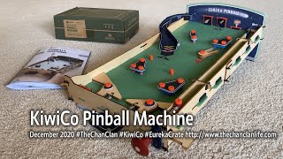 TheChanClan KiwiCo Eureka Crate Pinball Machine Demonstration amp Review [upl. by Happ394]