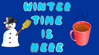 CHILDRENS WINTER SONG  WINTER TIME IS HERE  SEASONS  Mr Eddy Spaghetti [upl. by Avevoneg]