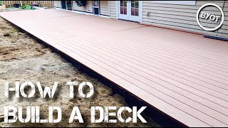 HOW TO BUILD A DECK  START TO FINISH Part 2 of 2 [upl. by Veronica329]