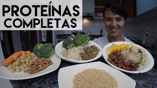 Proteínas completas para Veganos  Vegetarianos [upl. by Hertz]