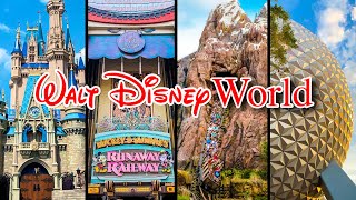 Top 10 Disney World Rides  Virtual Park Hopping with Disney Ride POVs [upl. by Pallas684]