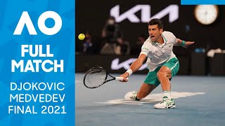 Novak Djokovic vs Daniil Medvedev Full Match  Australian Open 2021 Final [upl. by Agbogla508]