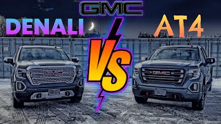 What’s the difference between the GMC Sierra Denali and the GMC Sierra AT4 [upl. by Ahcarb]