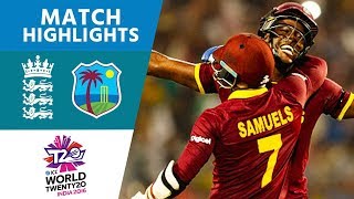 Brathwaite Hits 4 Sixes To Win  England vs West Indies  ICC Mens WT20 FINAL  Highlights [upl. by Wilbert946]