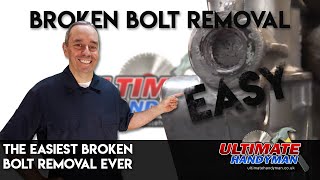 The easiest broken bolt removal ever [upl. by Sudoeht]