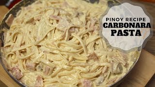 Creamy Carbonara Pasta  Christmas Recipe [upl. by Lisette557]