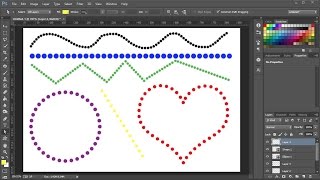 How to Make Dotted Lines in Adobe Photoshop [upl. by Eulalia]