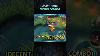 Worst to Top Gusion Combos GusionMastery [upl. by Obbard698]