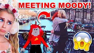 MEETING My BEST FRIEND MOODY In REAL LIFE For The FIRST TIME Roblox [upl. by Nani460]