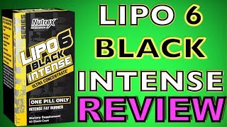 Lipo 6 Black Intense By Nutrex Review [upl. by Etnuhs]