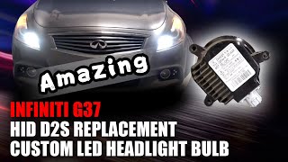 How To Remove Your Infiniti G37 OEM HIDs amp Install LED Bulbs Using A Plug amp Play Conversion Kit [upl. by Uokes]