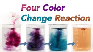 Four Colour Change Reaction Chameleon Chemical Reaction [upl. by Marleah]