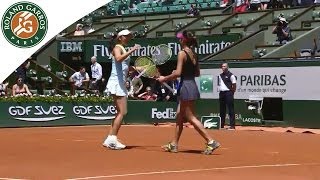 SWHsiehSPeng v SErraniRVinci 2014 French Open womens double Final Highlights [upl. by Glavin]