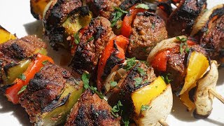 How to make beef kabobs Easy Beef Kabobs Recipe [upl. by Akiraa]