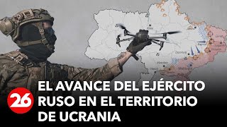 GUERRA RUSIA  UCRANIA El avance de Rusia en Ucrania [upl. by Tiossem362]