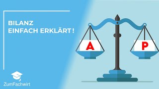 Bilanz einfach erklärt Umlaufvermögen Anlagevermögen [upl. by Aerdnael]