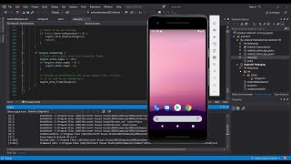 Java Android App in Visual Studio 2019  Getting Started [upl. by Tsenre]