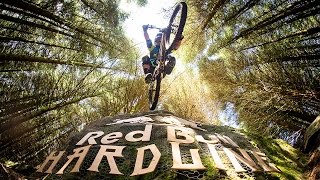 Extreme Downhill Mountain Bike Racing  Red Bull Hardline 2016 [upl. by Symon]