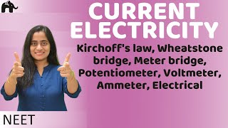 Kirchoffs Laws  Wheatstone bridge Potentiometer Current Electricity 3 NEET  JEE Physics Recap [upl. by Itin]