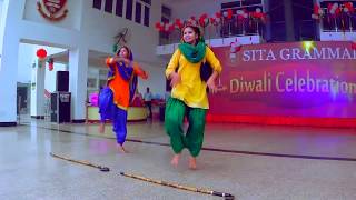 Bhangra Empire Performance 2018 Ridha amp Taranpreet [upl. by Cloutman]