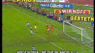 1978 final WC Argentina  Netherlands 31 aet [upl. by Lancey]