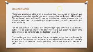 Reporte de lectura [upl. by Dde]