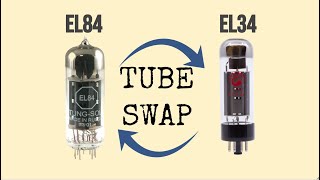 Tube Swap Demo  EL84 vs EL34 [upl. by Ignatz]