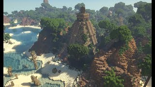 Tropical Island w Ruins Pirates amp more  Minecraft Cinematic [upl. by Saidnac]