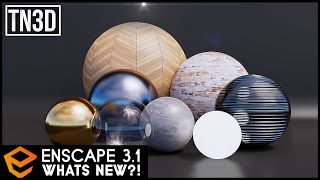 Enscape for Sketchup 31  Free Materials Improved Real time Render [upl. by Negaem]