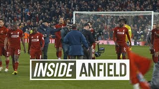 Inside Anfield LFC 10 Everton  Scenes as Origi wins dramatic derby in injury time [upl. by Daniyal]