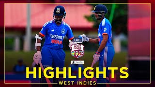 Highlights  West Indies v India  Jaiswal amp Gill Star  4th Kuhl Stylish Fans T20I [upl. by Airoled]