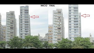 Reaprumo de Edifício Inclinado quotTortoquot em Santos  Maffei Engenharia [upl. by Ewart]