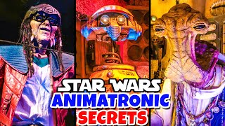 Top 7 Disney Animatronic Secrets  Star Wars Galaxys Edge [upl. by Barbie]